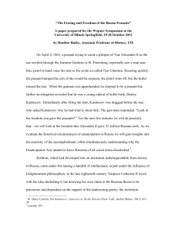 Bailey - Emancipation in Russia - eDocs