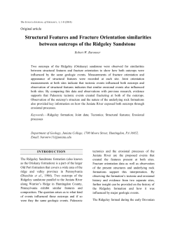 Structural Features and Fracture Orientation