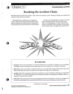 Breaking the Accident Chain