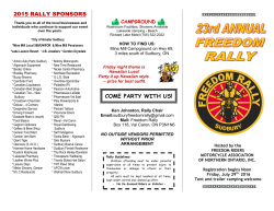 2015 rally sponsors come party with us!