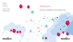 Social software and learning - National Foundation for Educational