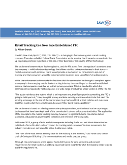Retail Tracking Cos. Now Face Emboldened FTC