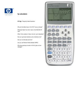 hp calculators