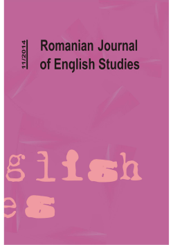 EDITOR Luminiţa Frenţiu - Facultatea de Litere, Istorie și Teologie