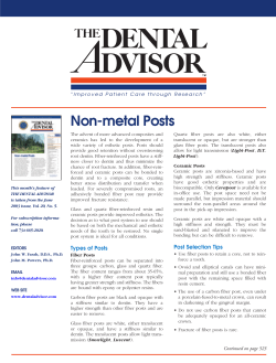 Non-metal Posts
