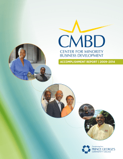 Accomplishment RepoRt | 2009&ndash;2014