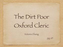 Oxford Cleric - WordPress.com