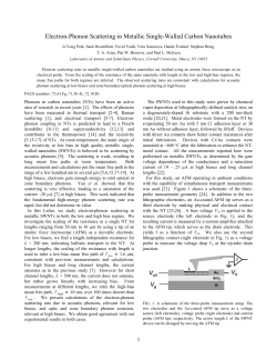 Electron-Phonon Interaction in Single