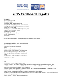 2015 Cardboard Regatta - River Cities United Way