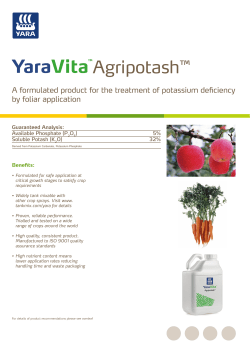 PDS - Yara US