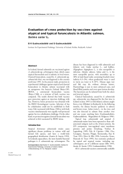 Evaluation of cross protection by vaccines against atypical