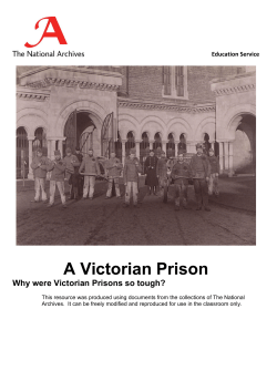A Victorian Prison - The National Archives