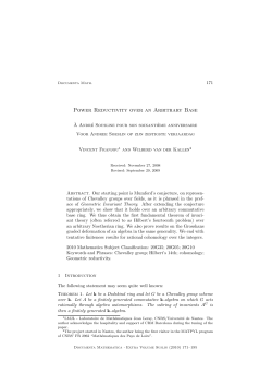 Power Reductivity over an Arbitrary Base