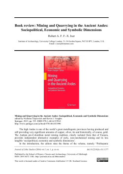 Sociopolitical, Economic and Symbolic Dimensions