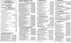 Community Resources Directory - Calvert County Health Department