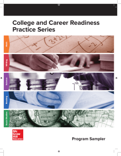 College and Career Readiness Practice Series