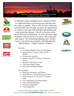 At PRODUCERS COOPERATIVE ASSOCIATION we understand