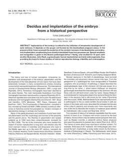 Full Text  - The International Journal of Developmental Biology