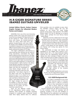 h.r giger signature series ibanez guitars unveiled