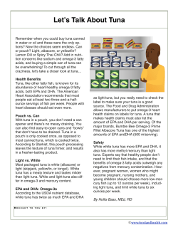 Let`s Talk About Tuna - Food and Health Communications