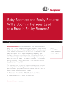 Baby Boomers and Equity Returns