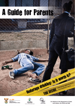 A Guide for Parents - South African Breweries