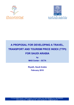 Price index - Statistics and Tourism Satellite Account