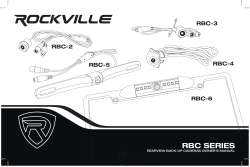 Owner`s Manual - Rockville Audio