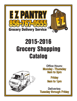Catalog - EZ Pantry