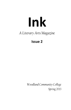 A Literary Arts Magazine Issue 2 - Ink