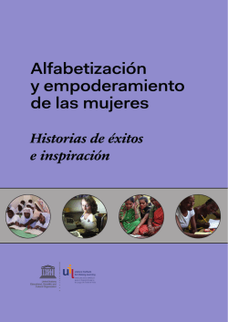Alfabetizaci&oacute;n y empoderamiento de las mujeres