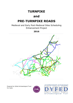 TURNPIKE and PRE-TURNPIKE ROADS