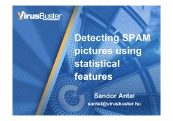 Detecting SPAM pictures using statistical features