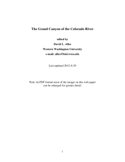 The Grand Canyon of the Colorado River
