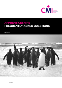 Apprenticeships FAQ`s V2 April 2017