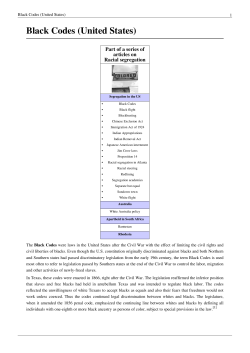 Black Codes (United States)