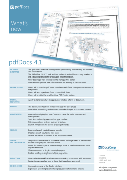 pdfDocs 4 What`s New