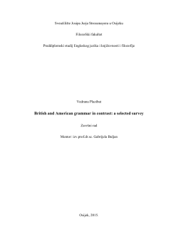 British and American grammar in contrast: a - FFOS