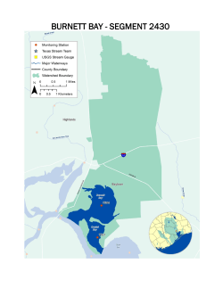 burnett bay - segment 2430 - 2016 Basin Summary Report