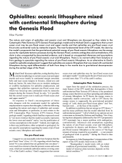 Ophiolites: oceanic lithosphere mixed with continental lithosphere