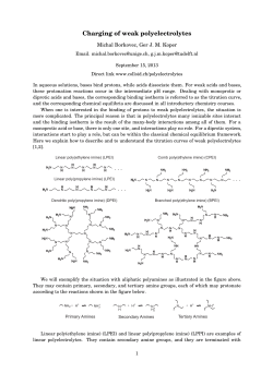 Charging of weak polyelectrolytes