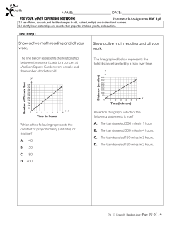 NAME: DATE: Math USE YOUR MATH REFERENCE