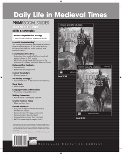 Daily Life in Medieval Times TG