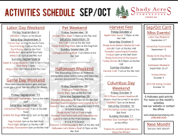 Septemberoctoberschedule 2015