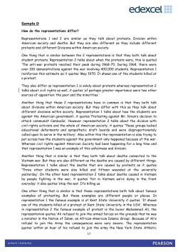 How do the representations differ?