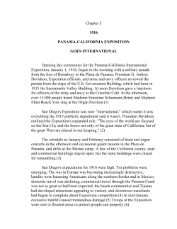 Panama-California Exposition Goes International