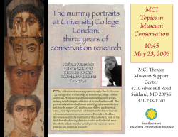 The mummy portraits at University College London