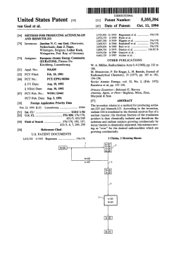 Method for producing actinium-225 and bismuth-213