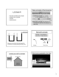 Basic principles of fluid dynamics