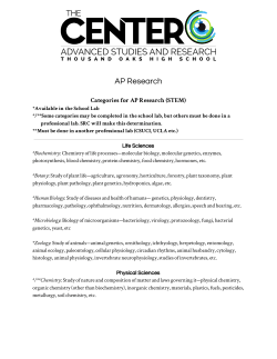 AP Research - TOHS The Center